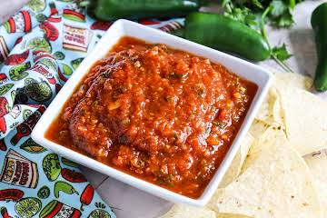 Mexican Red Table Salsa, Salsa Roja de Mesa