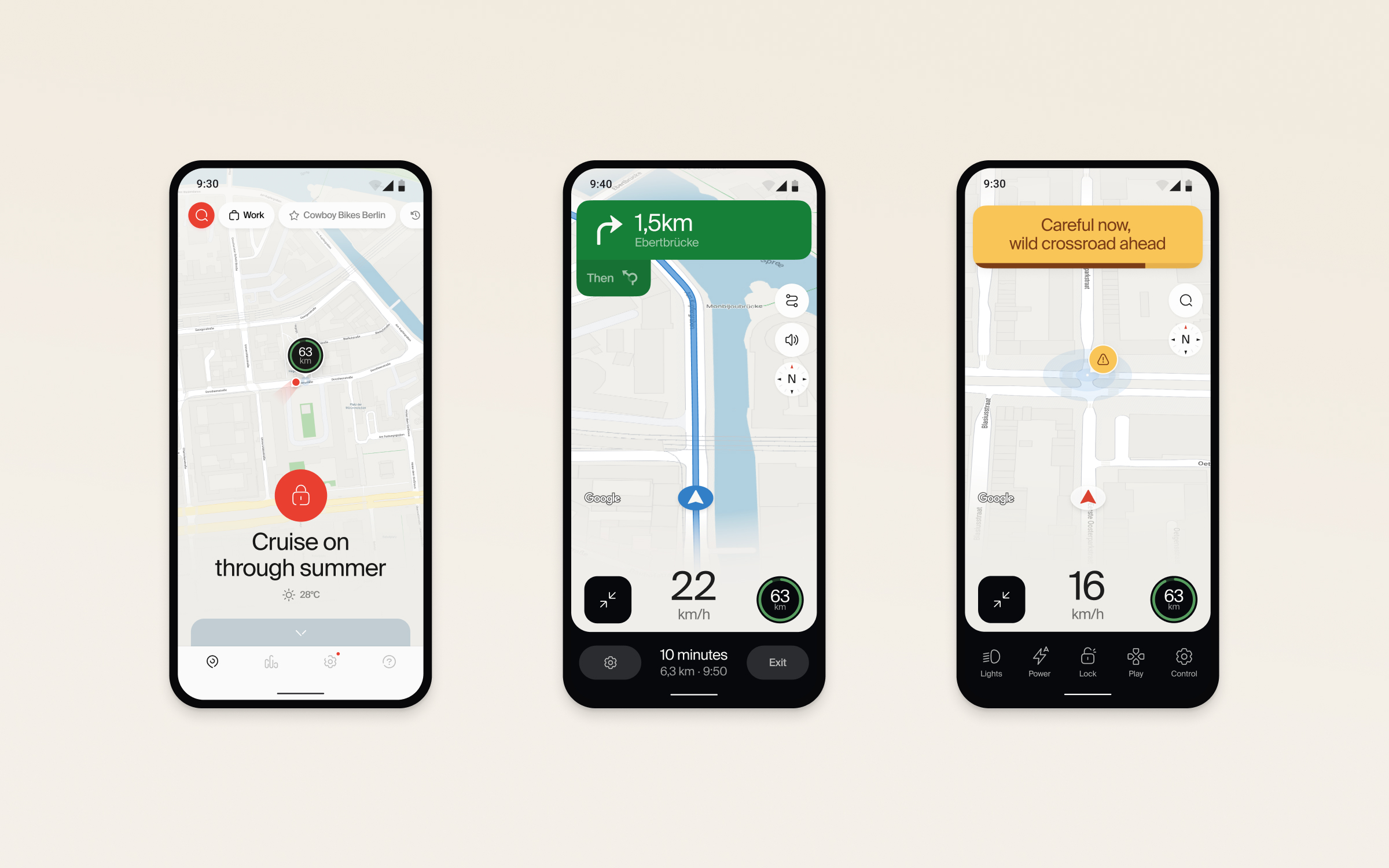 Cowboy app navigation experience