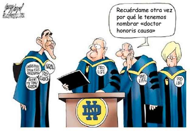 Obama en Notre Dame