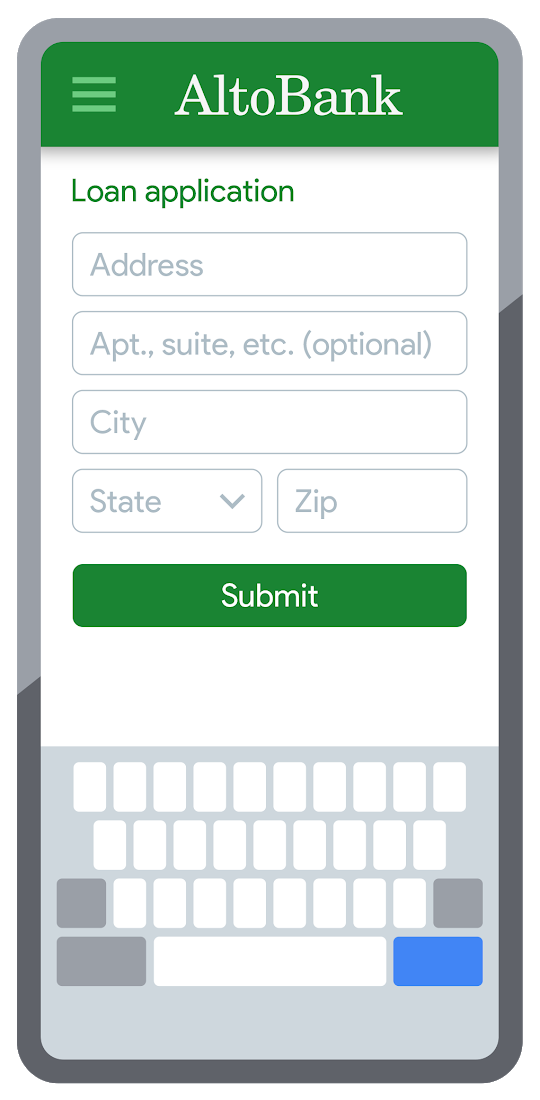 Faster sign-ups 1
