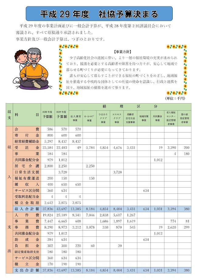 北竜町社協だより『ほほえみ』５８号