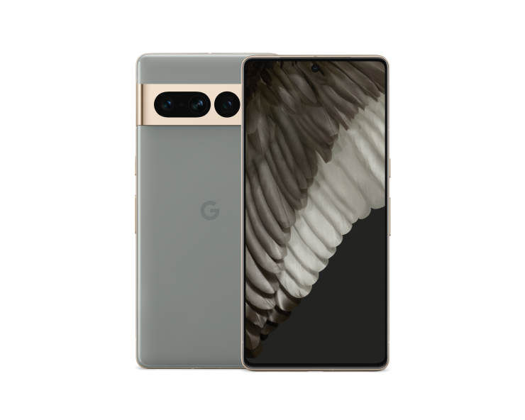 Google Pixel 7 Pro（Hazel）の前面と背面
