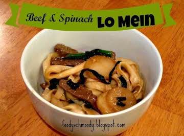 Beef & Spinach Lo Mein