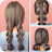 Easy hairstyles step by step icon