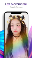 Live Face Sticker Sweet Camera Screenshot