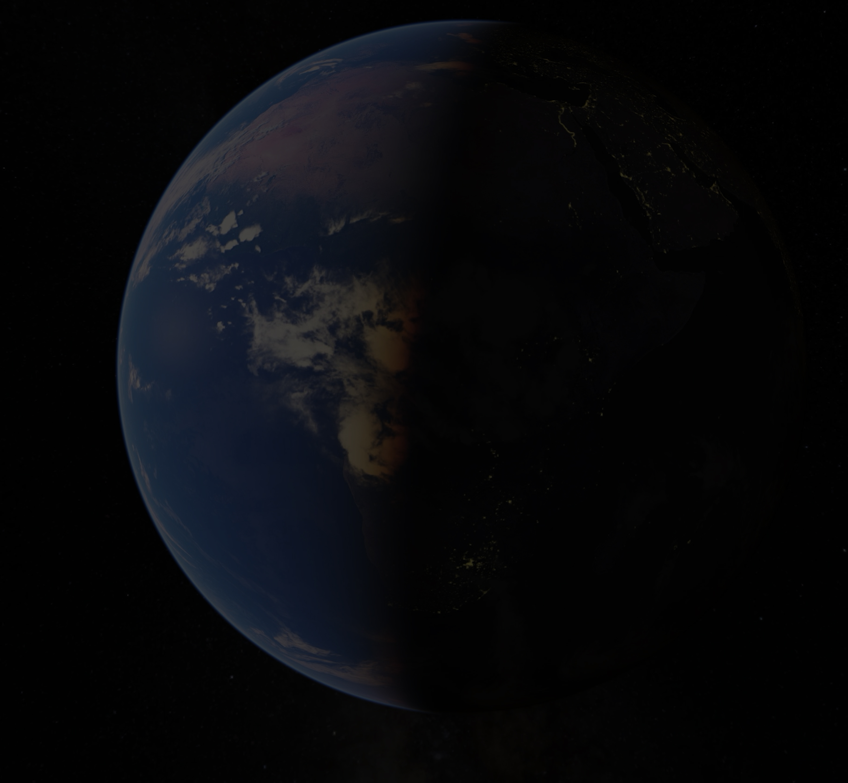View of the Earth from space