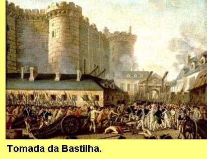 Tomada da Bastilha.