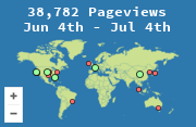 Locations of visitors to this page