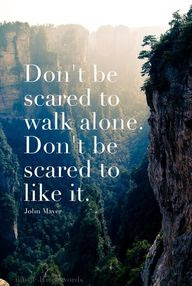 Walking with friends is well and good. Paving your own path is not wrong as well. #rovia