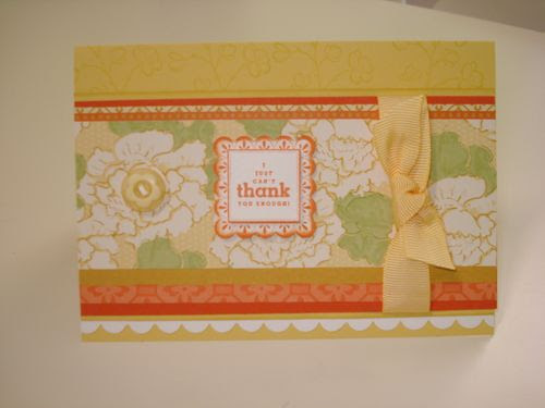 Saffron haiku thank you card Saffron haiku thank you card