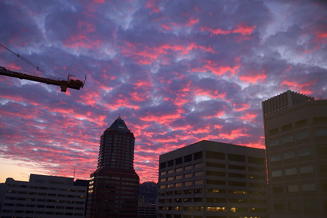 december sunset