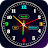 Neon Analog Clock Wallpaper icon
