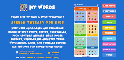 My Words: Kids Speech Therapy Screenshot