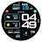 NW073 한글: Digital watch face icon