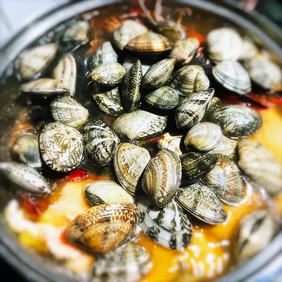 Seafood, Udon, Soup, Noodles, clam, prawn, noodles, homemade udon,recipe