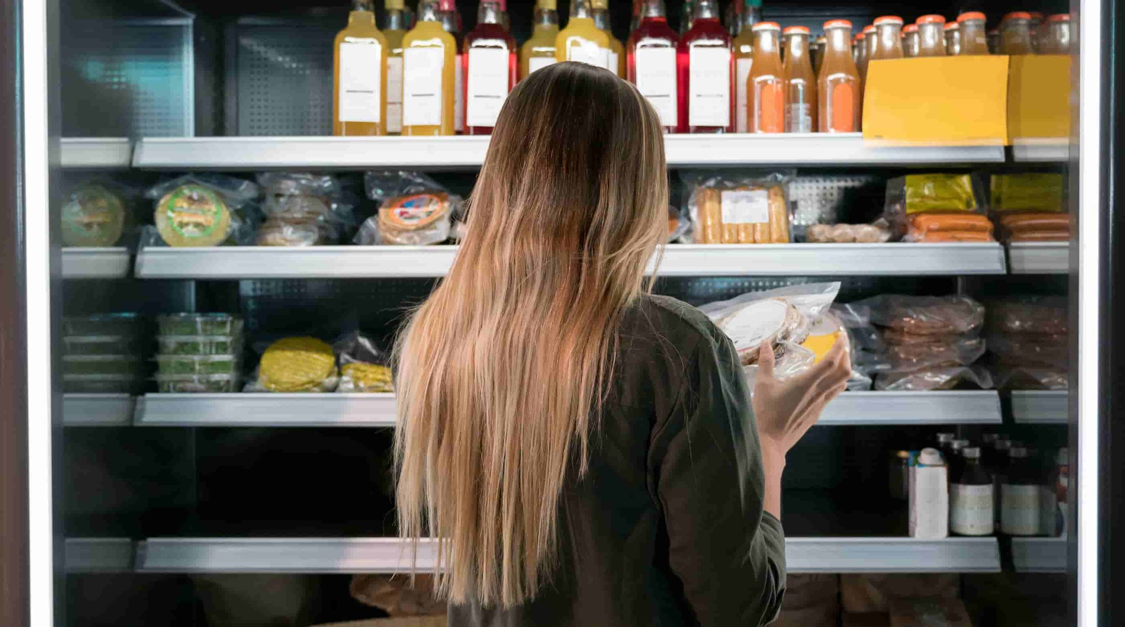 Stocked Snack Shelf